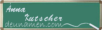 Änna Kutscher Visitenkarte